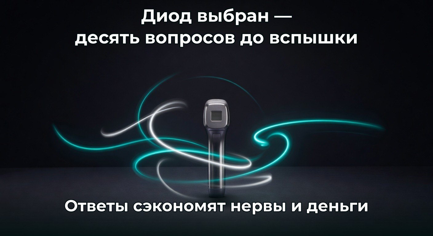 10 вопросов о диодном лазере: что важно знать перед первой процедурой