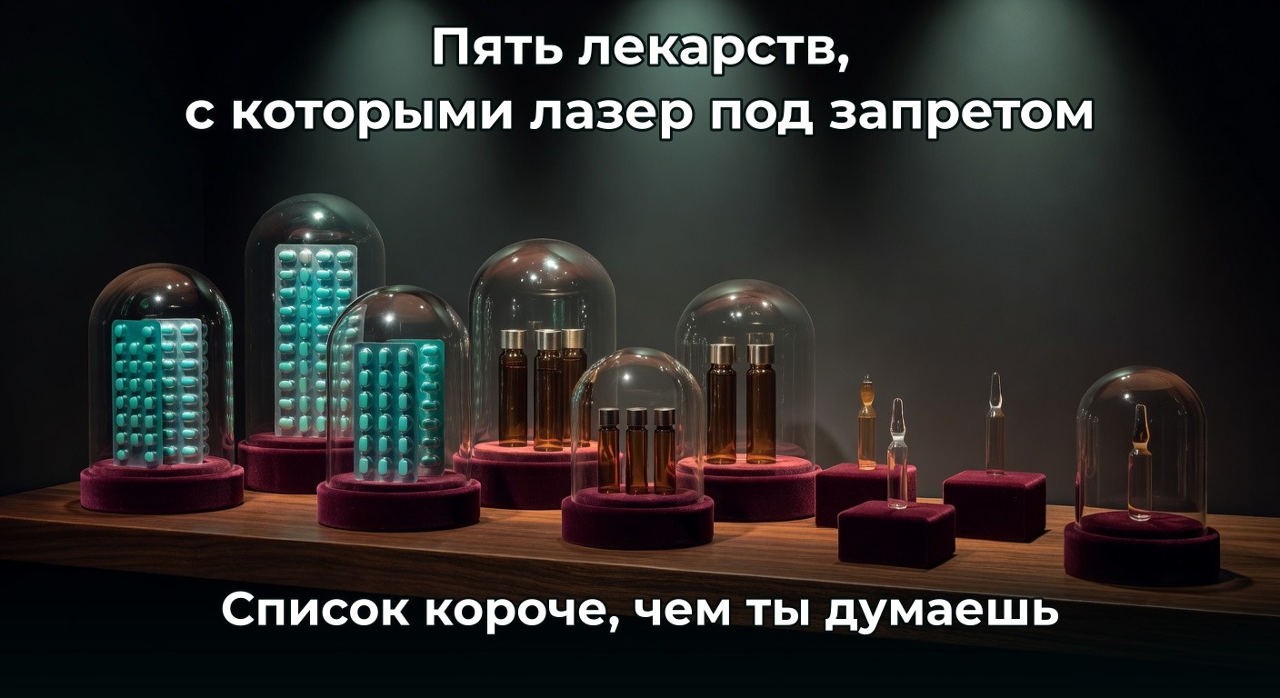 5 лекарств, которые блокируют лазерную эпиляцию