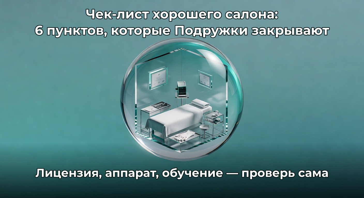 Чек-лист идеального салона лазерной эпиляции: проверь сама за 5 минут