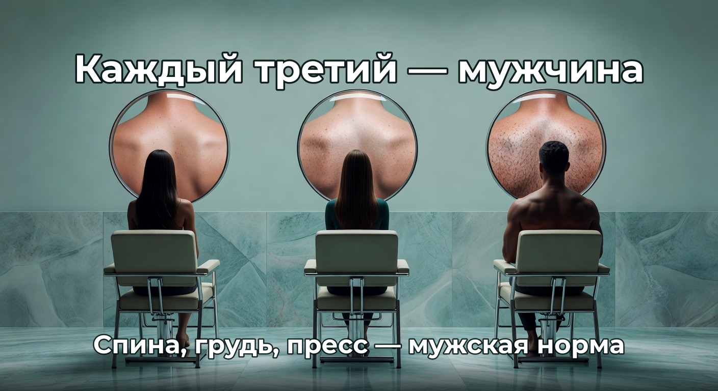 Почему мужчины выбирают лазерную эпиляцию вместо бритья: практические причины