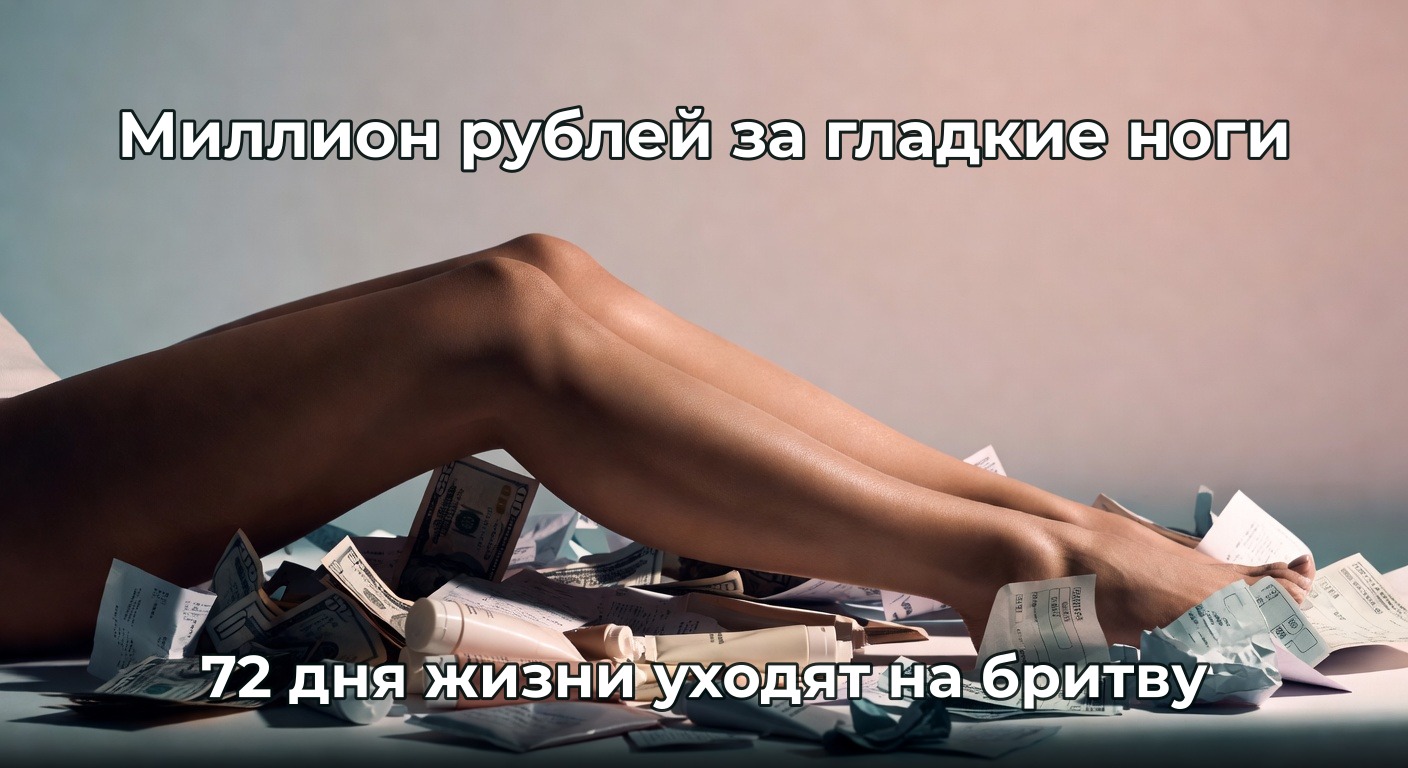 180 000 ₽ на бритьё за 20 лет — мы посчитали скрытые расходы